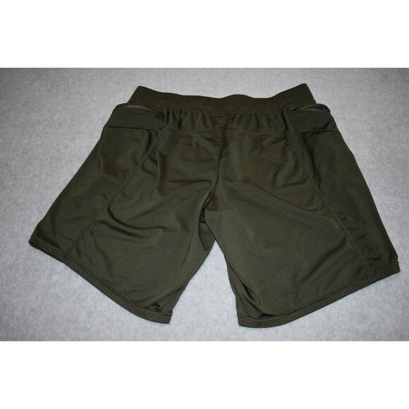 Hylete Shorts Men Size Large Above Knee Gym Workout 9" Inseam Green Draw Strings - Picture 5 of 6